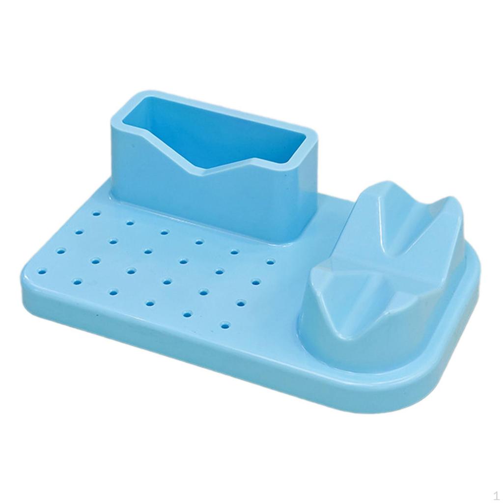 Nagelkunst Polieren Schleifen Organizer 20 Löcher Fräserhalter Maniküre Werkzeugkoffer Große Kapazität