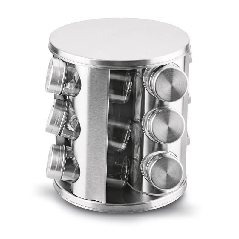 Konighoffer Favaro 12-piece Silver Spice Set
