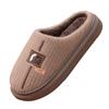 Cotton slippers warm in autumn and winter, new thick-soled non-slip home warm feet, odorless slippers winter