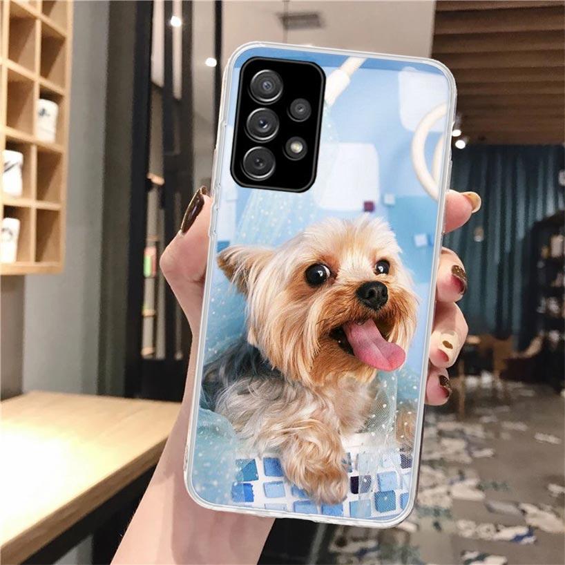

Yorkshire Terrier Dog Puppy Soft Phone Case For Samsung Galaxy A51 A50 A71 A70 A10 A20E A30 A40 A41 A31 A21S A11 A6 A7 A8 A9 Plu Samsung A21S