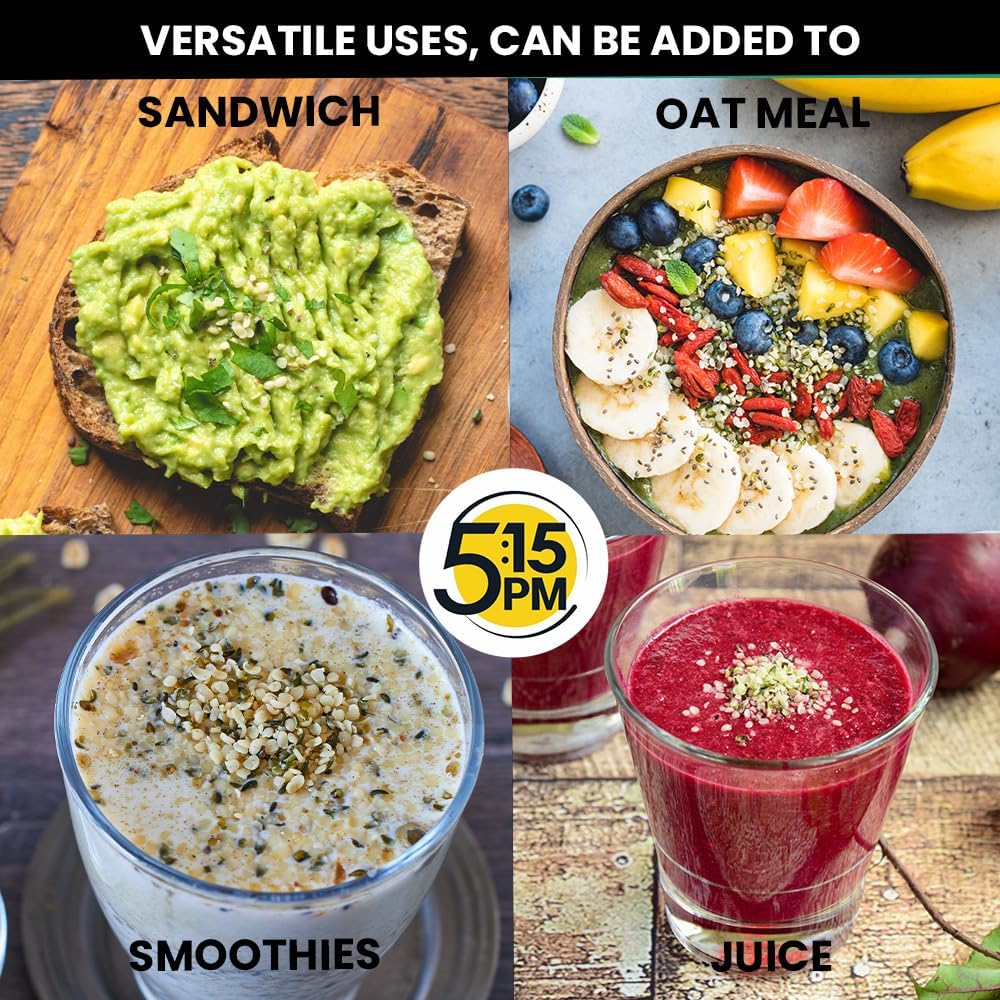5:15PM Hanfsamenherzen 150 g Geschälte Hanfsamen Roh Für Smoothies Salate Backen Pflanzliche vegane Ernährung