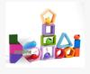 Magnetic Wooden Bee Set: 3-in-1 Educational Toy for Children's Shape Recognition and Building Skills
