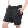 Soccer Wear Half OFF THE Slim Black Shorts, Pants, PITCH, Stretch, Silhouette, Unisex, P2MDB066,