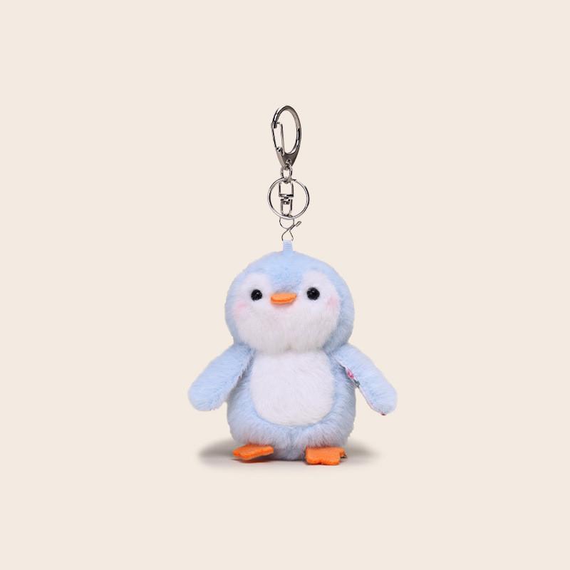 Penguin Sheep Otter Bear Plush Keychain Stuffed Doll Backpack Pendant Kids Gift