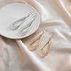 Minimalist Hollow Drop Earrings Vintage Geometric Dangle Earrings Fashionable Statement Jewelry