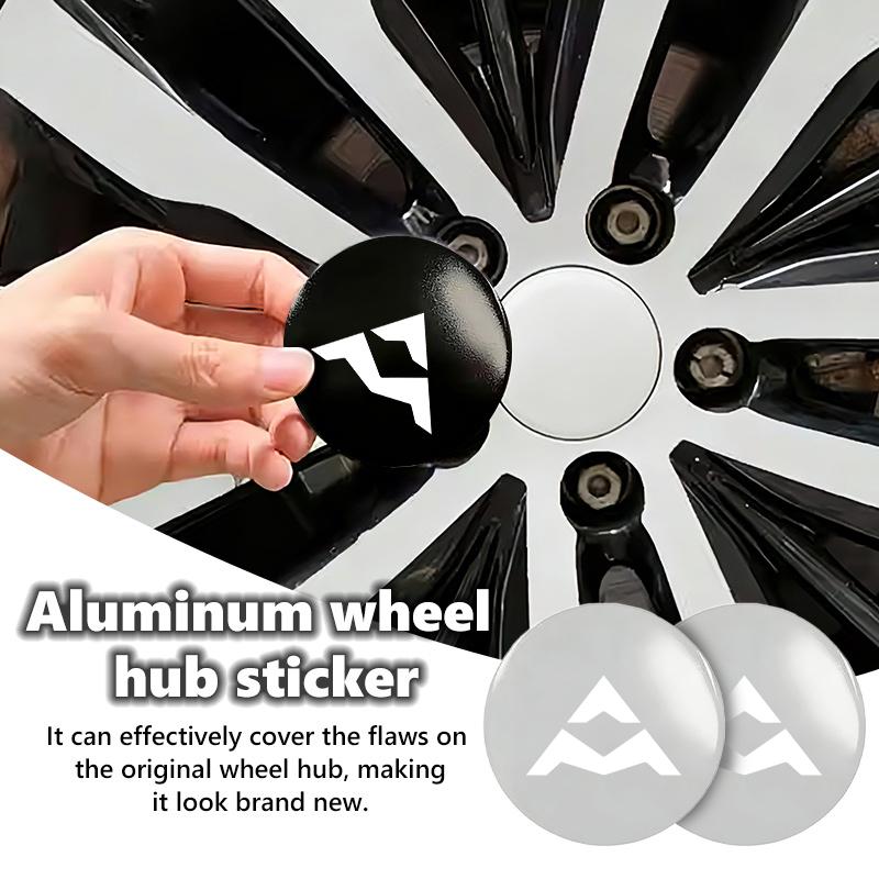 Style de Voiture Cache-Moyeux de Roue Cache-Jante Emblème Autocollants Pour Maxus MIFA 9 T60 T90 EV eDeliver 9 7 5 3 G90 G70 G50 PLUS