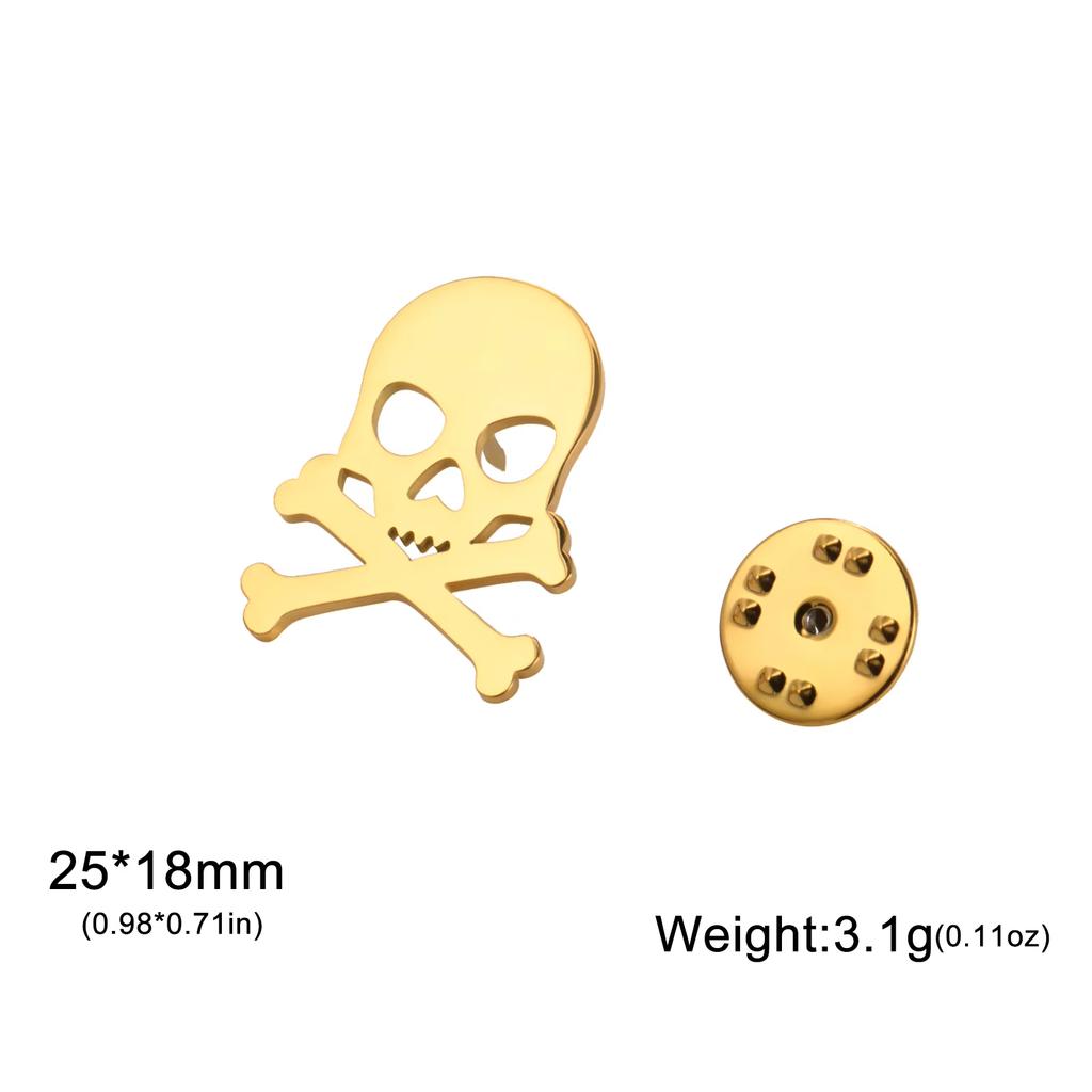 Lucktune Edelstahl Metall Pin Brosche Hexenknoten Flugzeug Ankh Kreuz Lebensbaum Broschen Für Männer Damen Hemd Abzeichen Geschenk