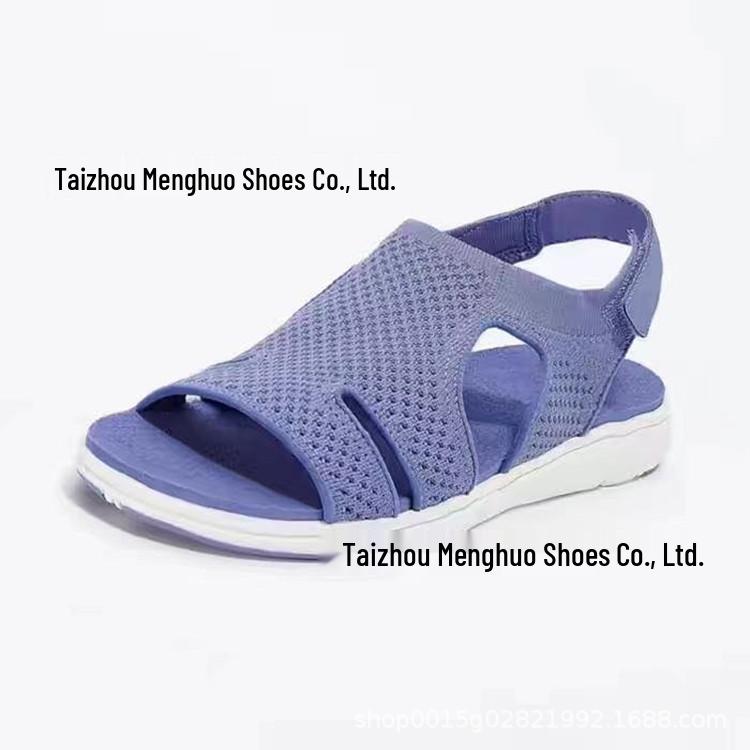 2021 Large Size Breathable Flyknit Women s Casual Summer Sandals 35