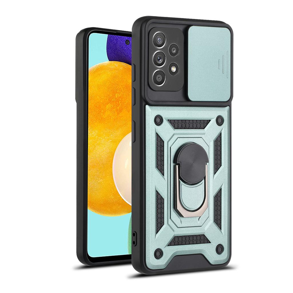 For Samsung A52 Case Galaxy A52S Cover Galaxy A52 A52S 5G Magnetic Ring Holder Armor Phone Case Slide Camera Protect Back Cover