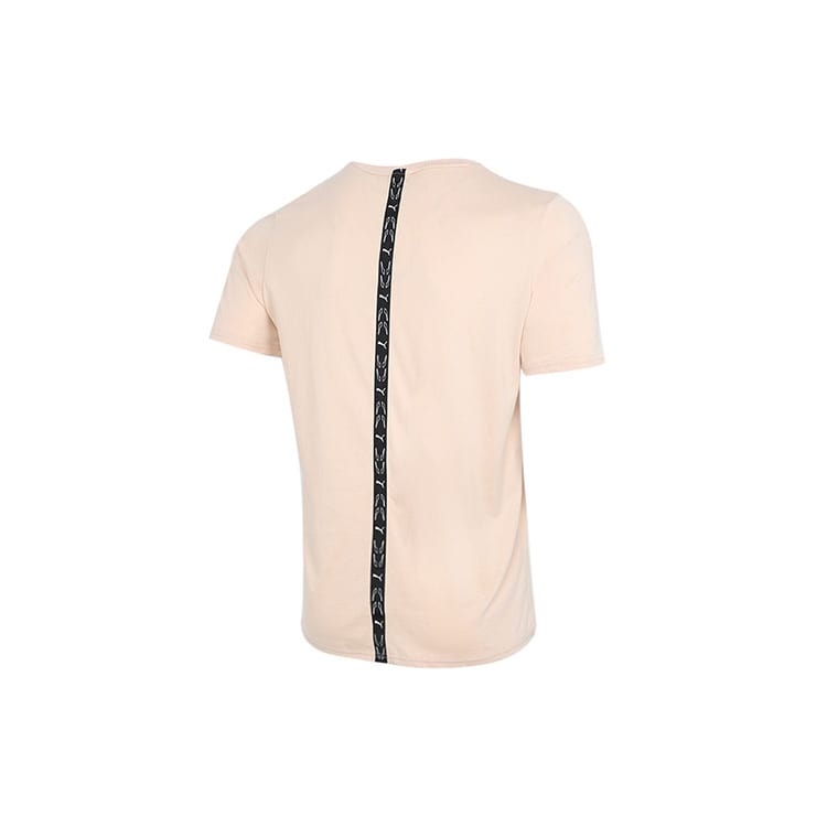 PUMA T Shirts Men's Flesh Pink Crew Neck Moderate Straight Fit 532611-68