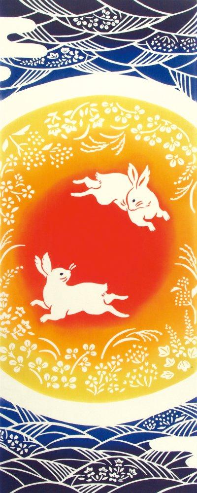 

Кенэма Японские товары Тюсэн Тэнугуи Лунный страж 54557 36 x 90 см Вараку