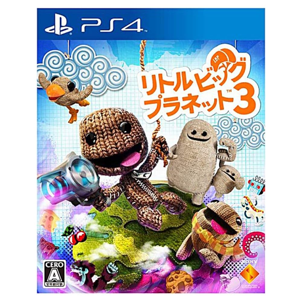 LittleBigPlanet 3 Video Game for PlayStation 4, Adventure Platformer, Family-Friendly Fun