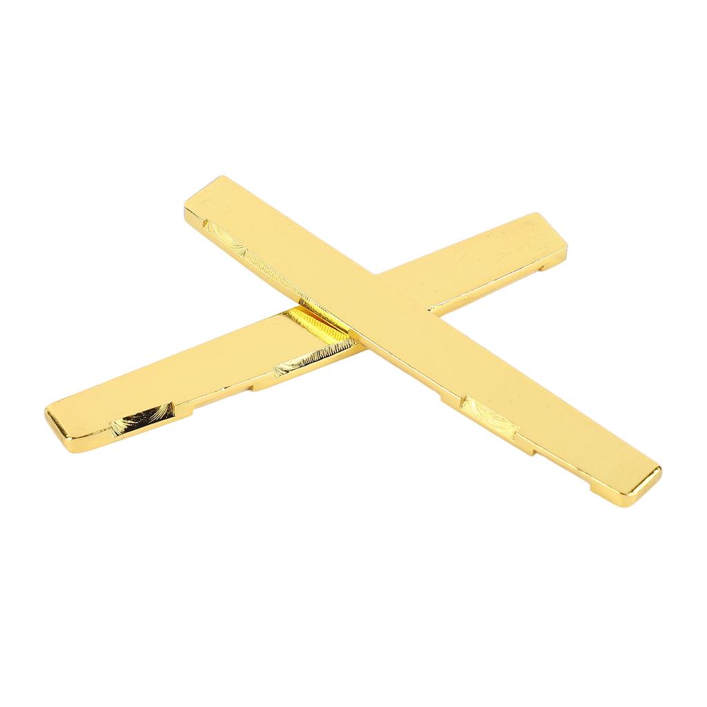 Akustikgitarrensattel Steg Ersatz Messing Metall Musikinstrument Zubehör GL223(2 Stück)