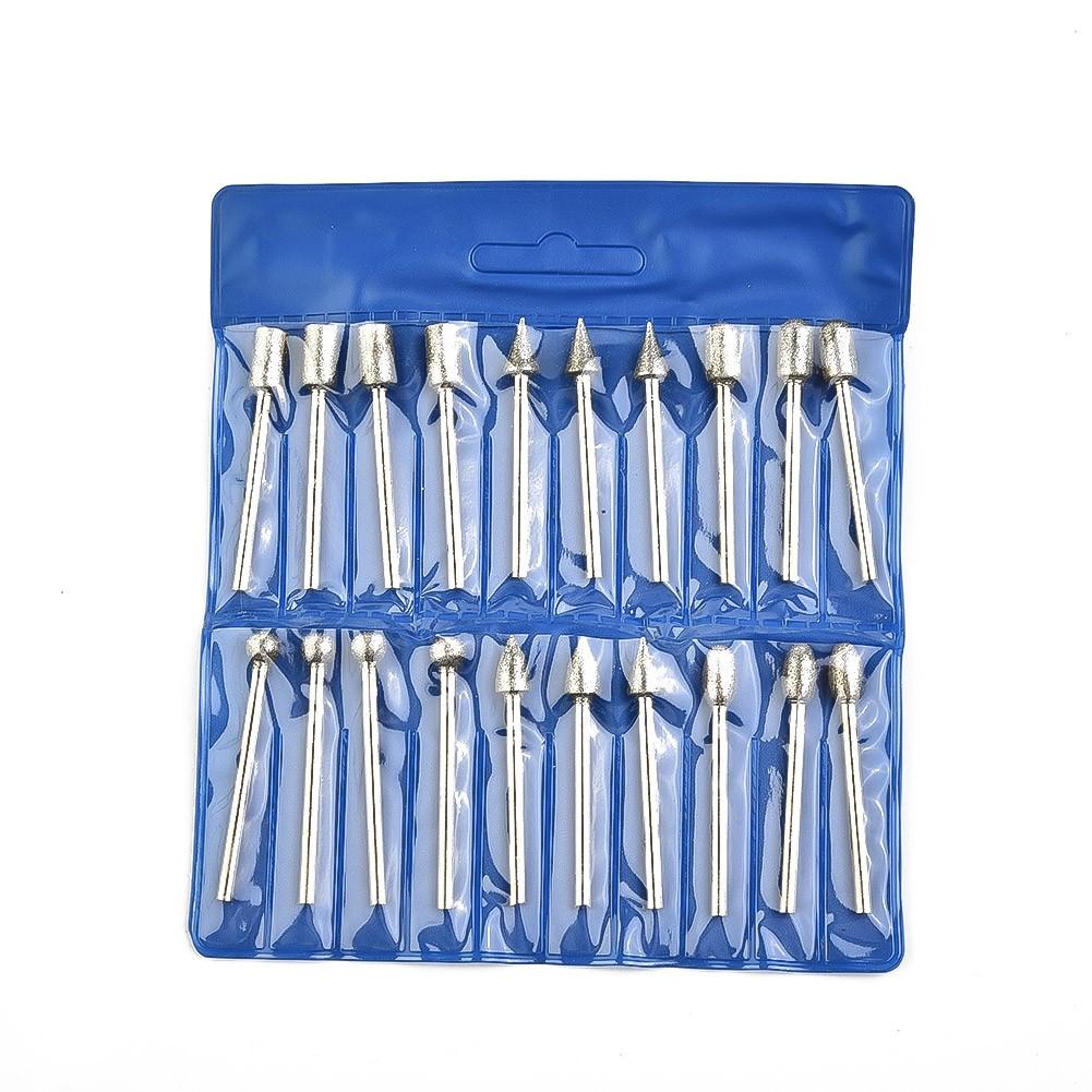 

Glass Burr Drill Bits Metal Ceramics Tile Rotary tools Grinding Supplies