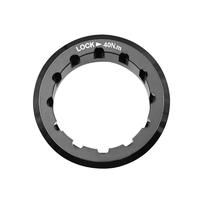 12 Speed Aluminum Alloy Bikes Cassettes Lockring Strong Mountain Bike Flywheel Lock Cover For Smooth Biking Experience чёрный