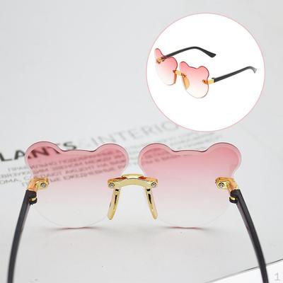 D Sunglasses Rimless Outdoor Party Decor Kid UV Resin Lens Eyewear Accessories Gifts
