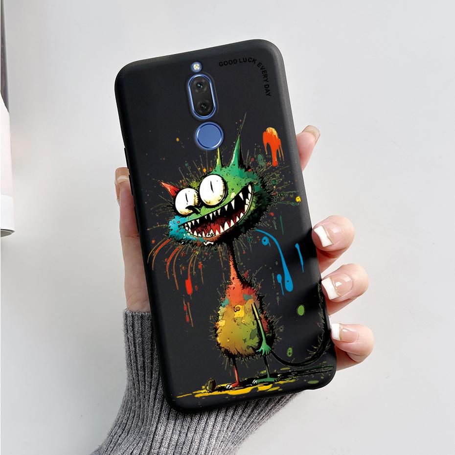 For Huawei Mate 10 Lite Case Rabbit Panda Pattern Cute Silicone Funda Back Cover For Huawei G10 Nova 2i Maimang 6 RNE-L21 Shell
