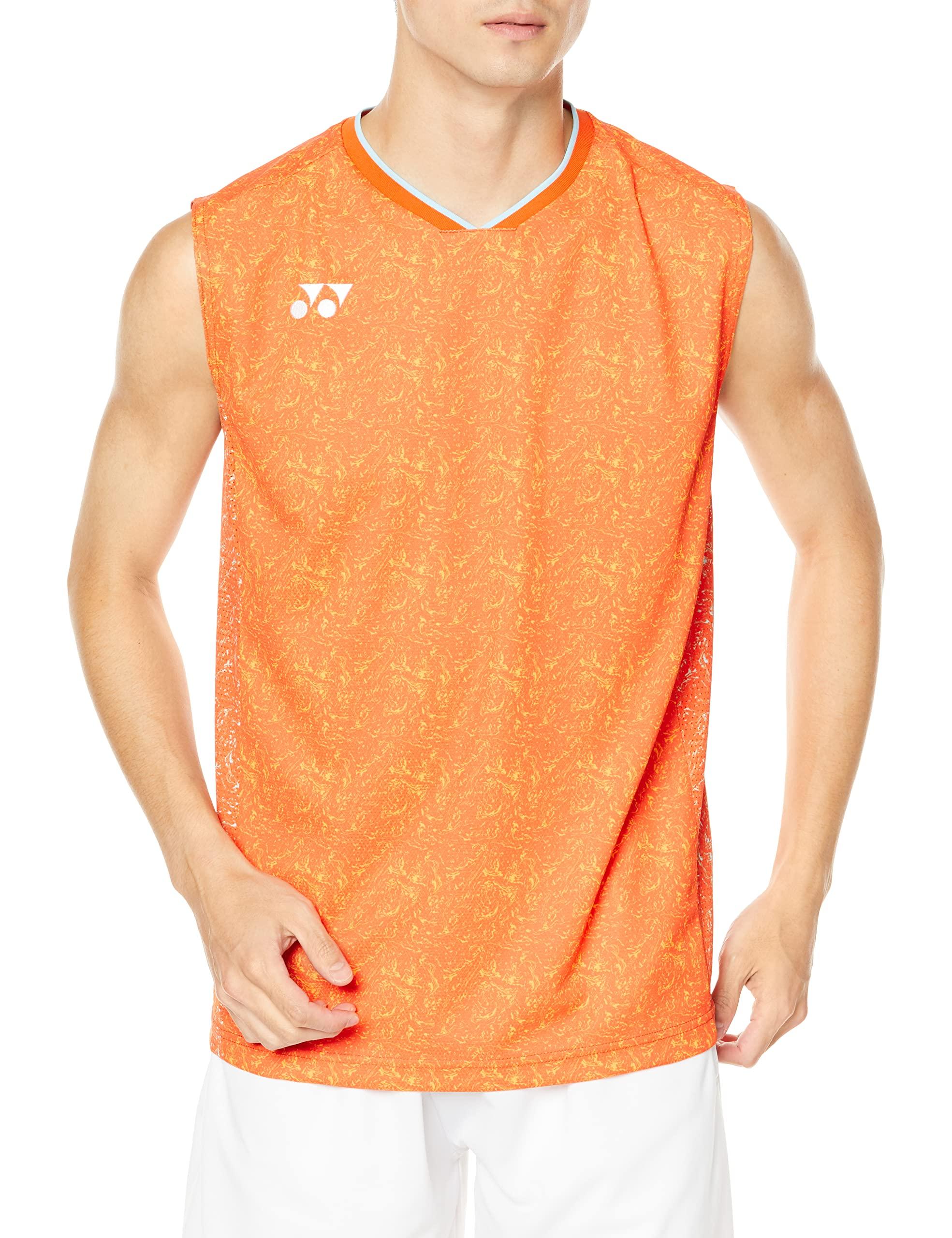 

Sleeveless Shirt Game Shirt Orange M [Yonex] (Sleeveless) Men s (005)