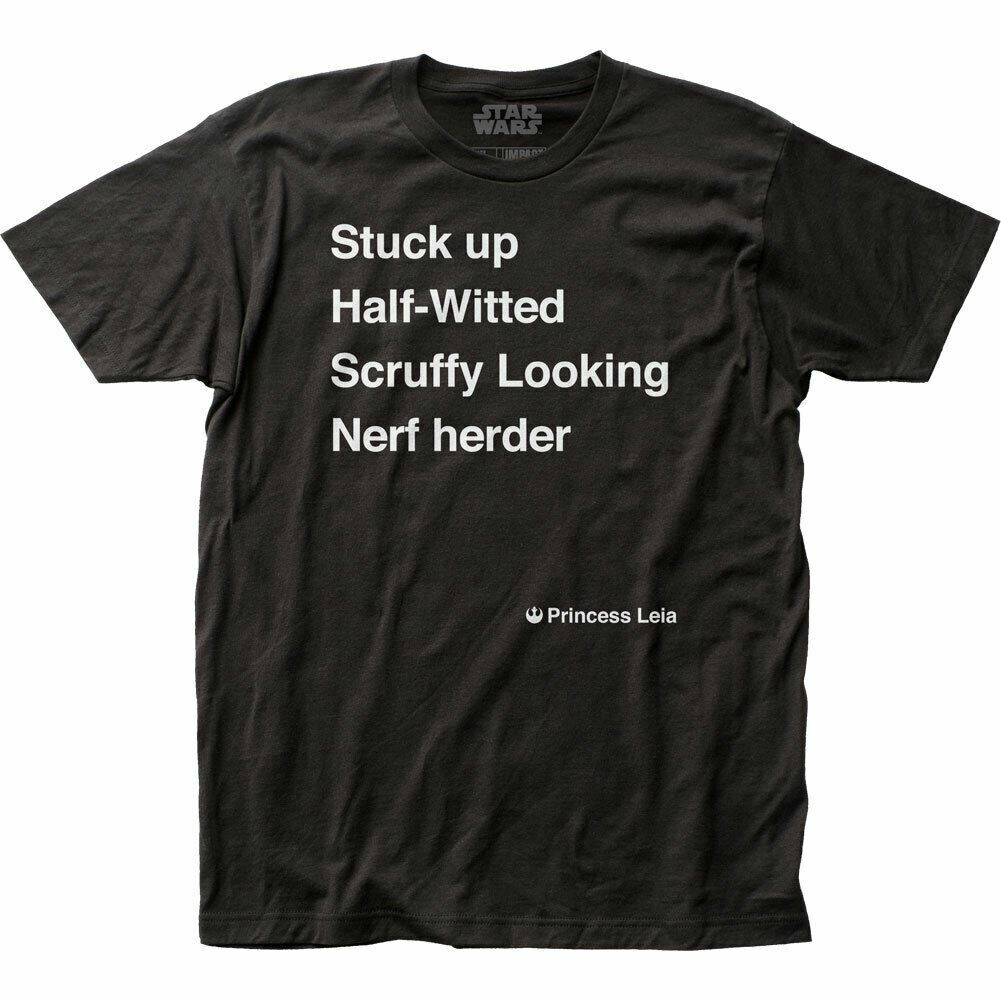 26 Star Wars Nerf Herder T Shirt Licensed Sci-Fi Movie Retro Classic Tee New Black Unisex T-Shirt XXXXL