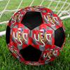US Cremonese Indoor Soccer Ball Colorful Machine Stitched PVC Size 5 Team Training Competition Ready Durable High-Bounce Cool Sports Gift