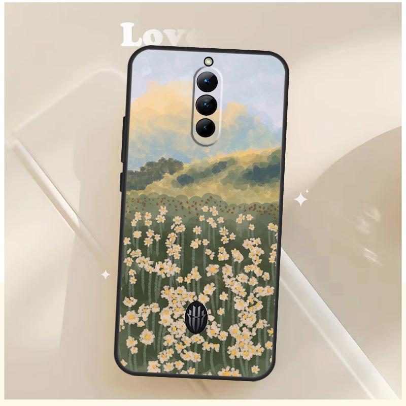 Claude Monet Garden Lotus Case For ZTE Nubia Red Magic 10S 9S 8S 8 9 10 11 Pro Plus 6 7 7S 6S For RedMagic 10 Air Cover Red Magic 6s