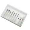 10pcs Manicure Ceramic Nail Drill Bits Set Removing Gel Varnish Drill Manicure Machine Pedicure Nail Bits for Electric Drill