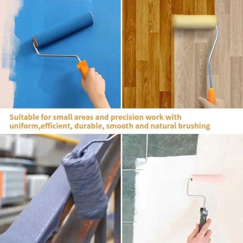 4/6 Inch Roller Foam Paint Roller High-Density Wall Paint Roller For Cabinets