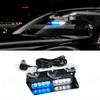 LED Car Strobe Light For Emergency Flash Warning Lamp Windshield Bar 8 Beads Red Blue Amber White Waterproof Auto Light Assembly