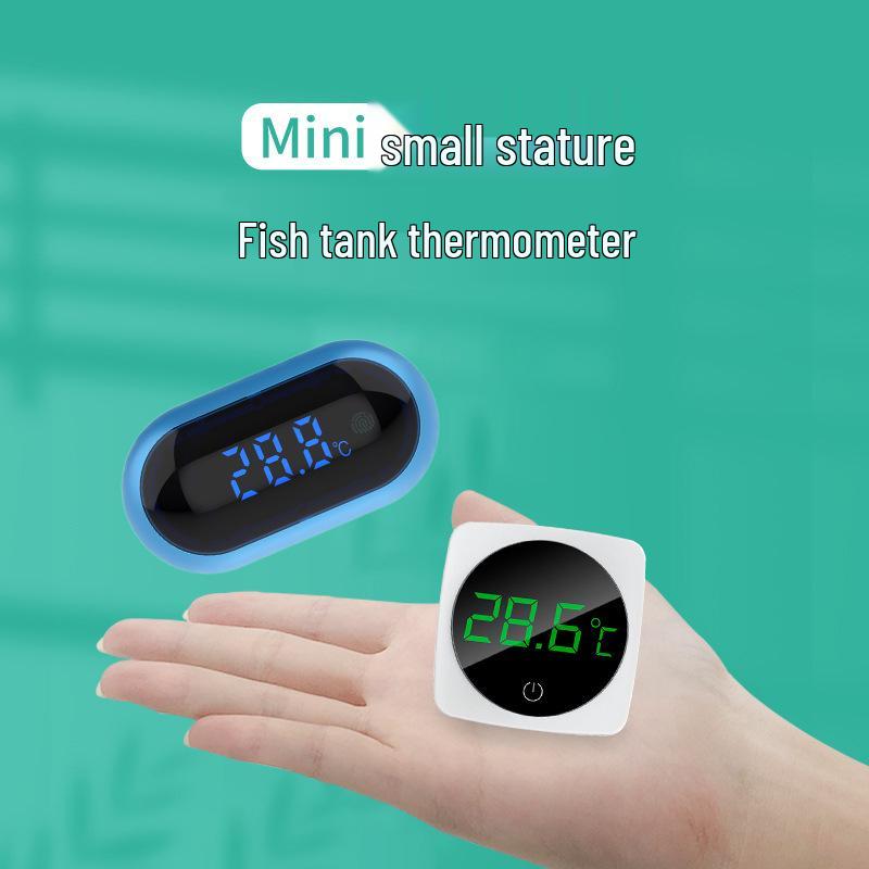 High Precision Digital LCD Fish Tank Thermometer with LED Display