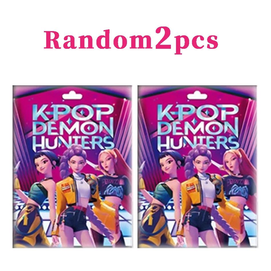 

24 шт. Случайная коробка-сюрприз 5,3-11,5 см Аниме K-pop Охотники на демонов Женская группа РУМИ МИРА ЗОИ Фигурка Экшн ПВХ Модели Игрушка Украшения Подарки