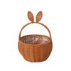 Multifunctional Woven Rattan Style Flower & Picnic Basket