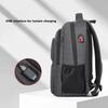 BOSTANTEN Backpack, Trendy Business Travel Bag, Large Capacity 15.6-Inch Laptop Bag, Black