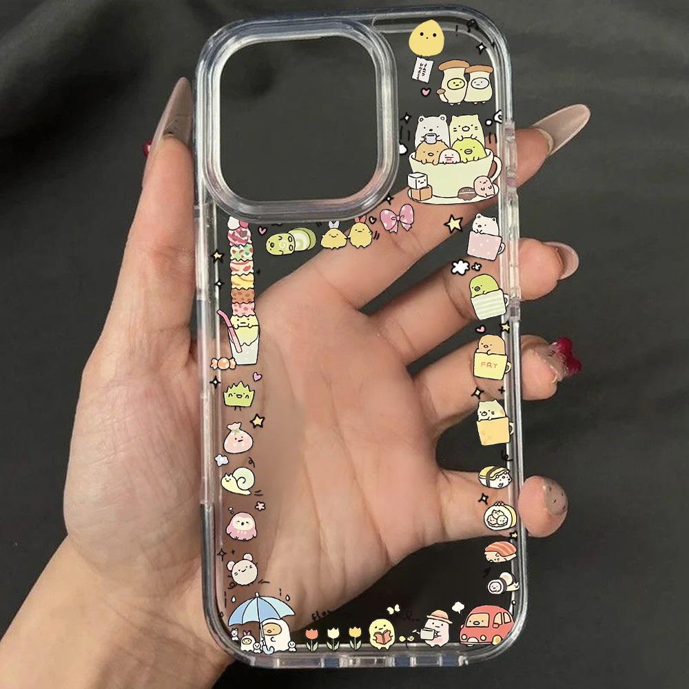 Acrylic Phone Case for iPhone 11 12 13 14 Pro 12 14 16 Pro Max for Samsung A16 A36 A56 S24 FE High-quality Painted Anti-fall Mobile Phone Case
