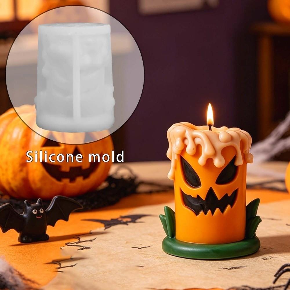 DIY Halloween Ornament Mold Silicone Epoxy Resin Plaster Mold Candle Wax Mold  Beginner Friendly