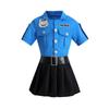 Gioco di Ruolo Polizia Vestito Vestiti per Travestimento Uniforme da Agente di Polizia Tute Costumi per Performance di Halloween
