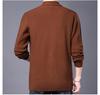 Men's Spring & Autumn Knit Cardigan Jacket - Single-Button Business Casual Top