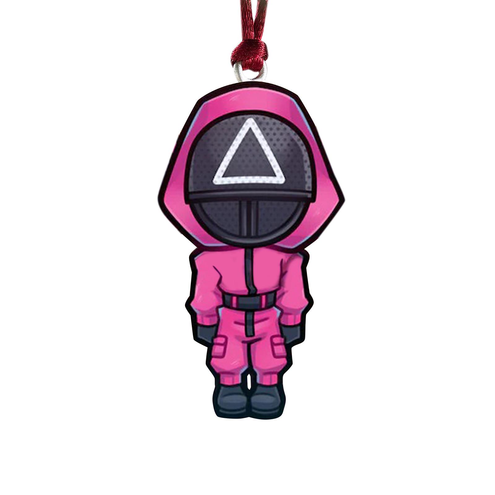 

Подвесные украшения «Человек в маске», для зеркала заднего вида автомобиля, сумки, брелка, рождественской елки