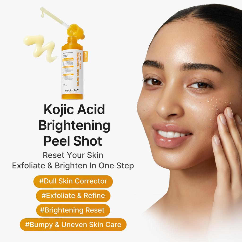 Medicube Kojic Acid Vita Body Peel Shot Large Capacity Body Gommage Peeling Dullness Keratin Summer Measures