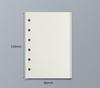45 Sheets A5 A6 A7 Loose Leaf Notebook Refill Spiral Binder Inner Page Line Blank craft  Grid Inside Paper Stationery