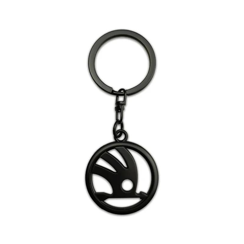 AHUN5 Metal Car Keychain Pendant Key Ring Key Accessories for Skoda Octavia Kodiaq Superb Yeti 2 A7 Tour RS Rapid Kodiak Fabia