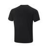 Li-Ning Casual Sports Simple Solid Color Round Neck Pullover Short Sleeve T-Shirt Men Tops Black ATSV361-2