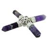 Harmonize Amethyst Pyramid Feng Shui Energy Generator Spiritual Reiki Healing