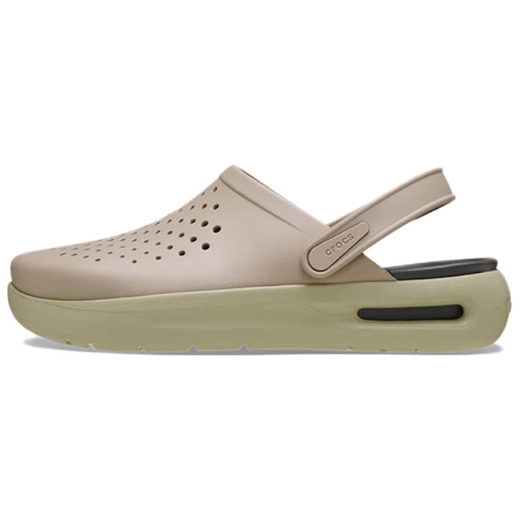 Crocs Eva Simple Comfortable Clogs Unisex Footwear Gray Brown 209964-214