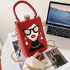 Nieuw Tasontwerp, Bril, Schoonheid, Handige Kleine Vierkante Tas, Japanse Niche Ketting Crossbodytas