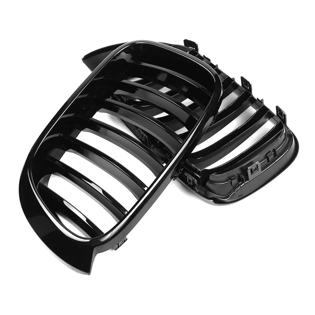 Glänzend/Matt Auto Front Sport Nieren Grillgitter Für BMW X3 F25 X4 F26 2014-2017 Einzelstreben Ersatz Rennstoßstangengitter