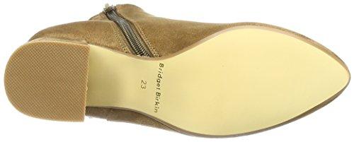 Bridget Birkin Women's Jeweled Side Zip Boots, Oak Suede, Size 22.5cm, 573005