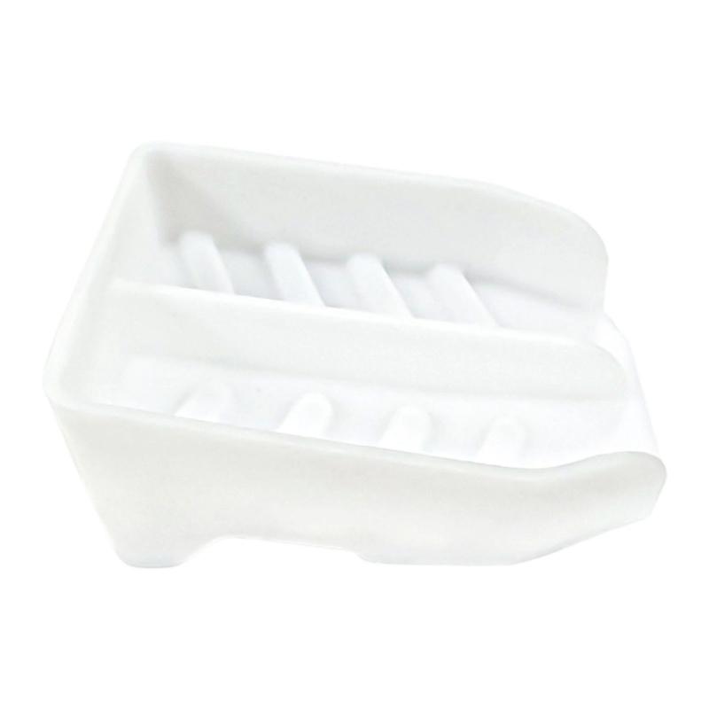 Simple Silicone Soap Dish Holder Efficient Drain Cleaning Tool Storage Rack Scrubber Organizers Bathroom Accessories