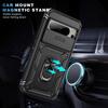 Slide Lens Protect Armor Case For Google Pixel 9 8 7 6 Pro XL 7A 8A Pixel8 Magnetic Ring Cover For Pixel9 Pro 9Pro XL 8Pro Funda