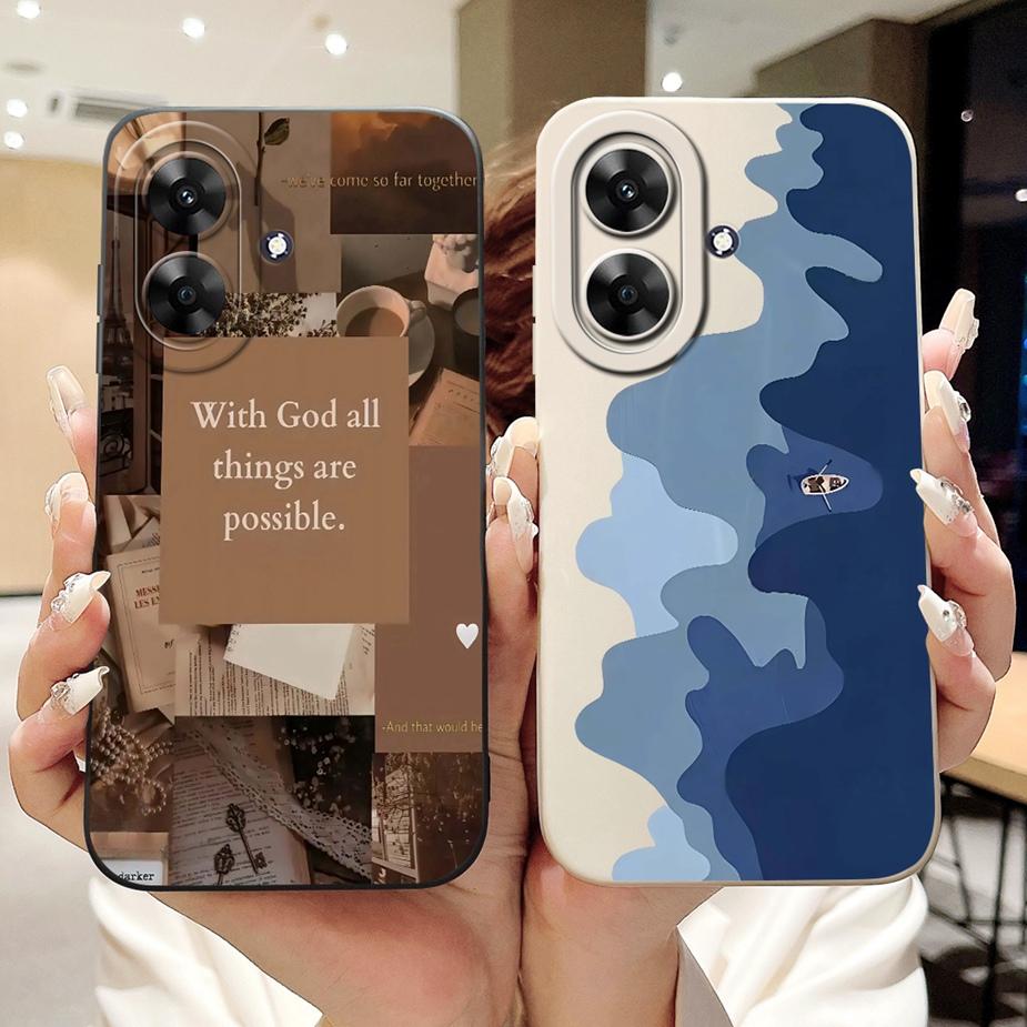 For Realme Note 60 Case RMX3933 Cool Machine Fashion Painted Cover Soft TPU Phone Case For Realme Note 60X Note60 Narzo N61 Bags