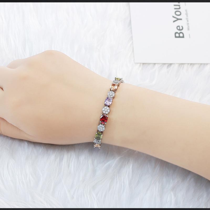 2026 Korean Version, Zircon Lucky Bracelet, Women's Micro-inlaid Birthday Jewelry Exquisite Bracelet